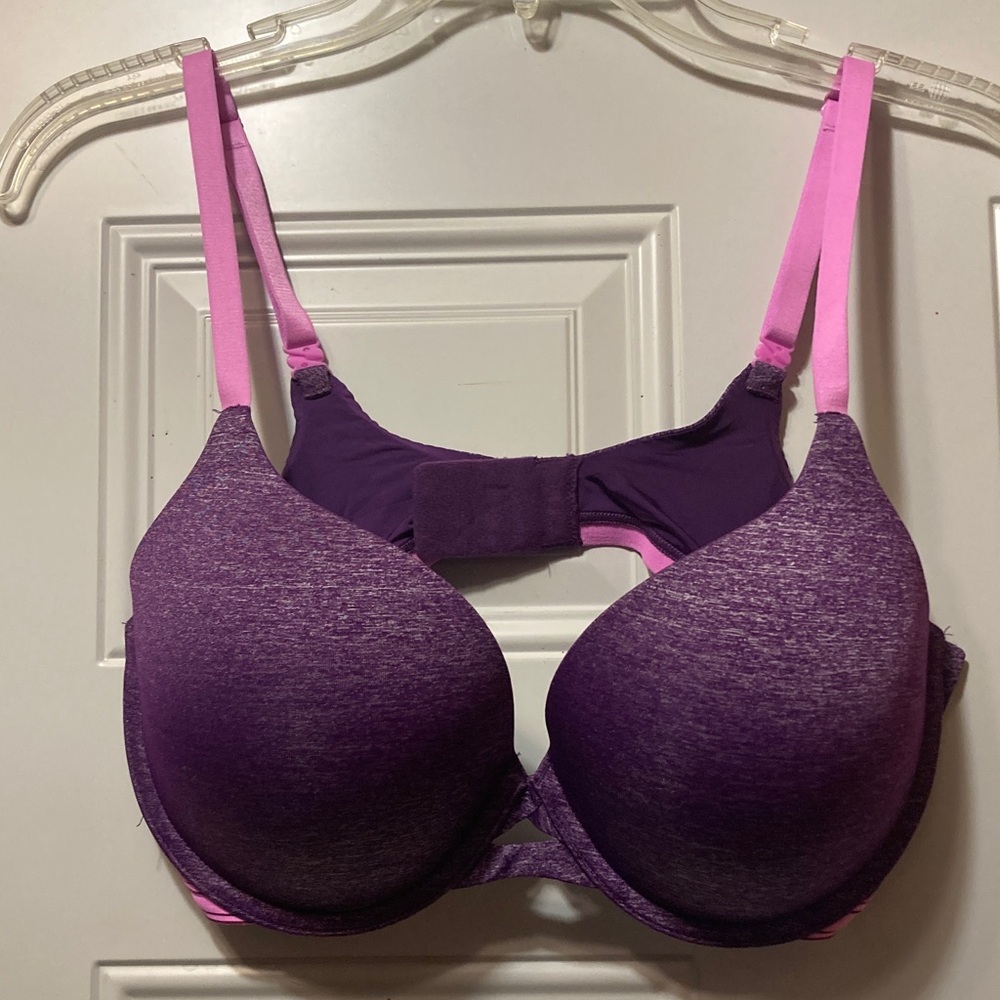 Victoria’s Secret Purple & Pink Women's Bra - Comfortable Everyday Support 38C